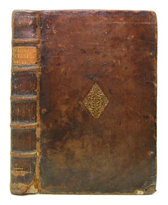 FLORIO, JOHN. Queen Annas New World of Words; or, Dictionarie of the Italian and English Tongues.  1611